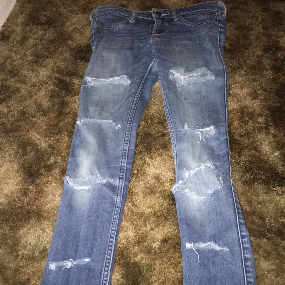 Ripped hollister jeans
